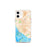 Custom Oxnard California Map iPhone 12 mini Phone Case in Watercolor