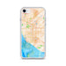 Custom Oxnard California Map iPhone SE Phone Case in Watercolor