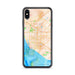 Custom Oxnard California Map Phone Case in Watercolor