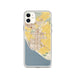 Custom Oxnard California Map Phone Case in Woodblock