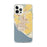 Custom Oxnard California Map iPhone 12 Pro Max Phone Case in Woodblock