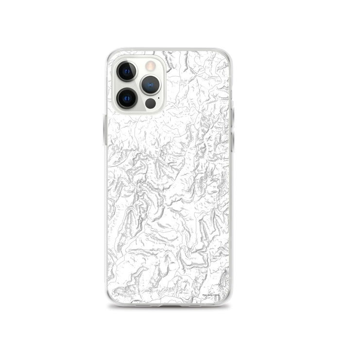 Custom Ozark National Forest Arkansas Map iPhone 12 Pro Phone Case in Classic