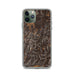 Custom Ozark National Forest Arkansas Map Phone Case in Ember