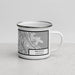 Right View Custom Pacifica California Map Enamel Mug in Classic
