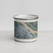 Front View Custom Paducah Kentucky Map Enamel Mug in Afternoon
