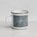 Left View Custom Paducah Kentucky Map Enamel Mug in Afternoon