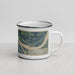 Right View Custom Paducah Kentucky Map Enamel Mug in Afternoon
