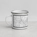Left View Custom Paducah Kentucky Map Enamel Mug in Classic