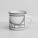 Right View Custom Paducah Kentucky Map Enamel Mug in Classic