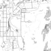 Pagosa Springs Colorado Map Print in Classic Style Zoomed In Close Up Showing Details