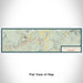 Flat View of Map Custom Pagosa Springs Colorado Map Enamel Mug in Woodblock