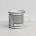 Right View Custom Palm Coast Florida Map Enamel Mug in Classic