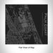 Rendered View of Palm Coast Florida Map Engraving on 17oz Stainless Steel Insulated Tumbler in Black