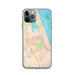 Custom Palm Coast Florida Map Phone Case in Watercolor