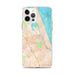 Custom Palm Coast Florida Map iPhone 12 Pro Max Phone Case in Watercolor