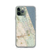 Custom Palm Coast Florida Map Phone Case in Woodblock
