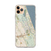 Custom Palm Coast Florida Map Phone Case in Woodblock