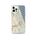 Custom Palm Coast Florida Map iPhone 12 Pro Phone Case in Woodblock