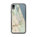 Custom Palm Coast Florida Map Phone Case in Woodblock