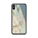 Custom Palm Coast Florida Map Phone Case in Woodblock