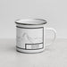 Right View Custom Palouse Washington Map Enamel Mug in Classic
