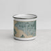 Front View Custom Panama City Florida Map Enamel Mug in Afternoon