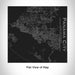 Rendered View of Panama City Florida Map Engraving on 17oz Stainless Steel Insulated Tumbler in Black