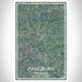 Pangburn Arkansas Map Print Portrait Orientation in Afternoon Style With Shaded Background