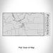 Rendered View of Pangburn Arkansas Map Engraving on 17oz Stainless Steel Insulated Cola Bottle