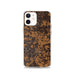 Custom iPhone 12 Pangburn Arkansas Map Phone Case in Ember