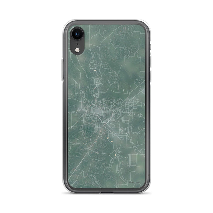 Custom iPhone XR Paris Tennessee Map Phone Case in Afternoon