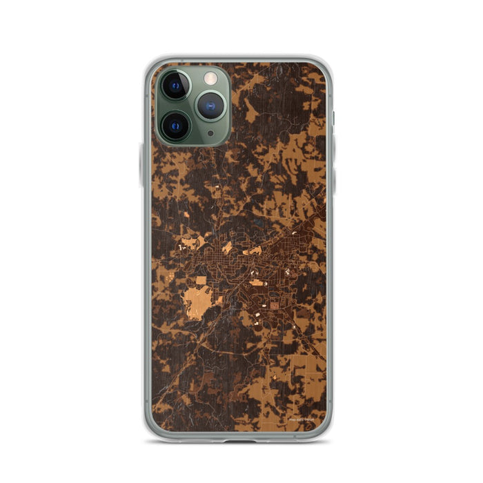 Custom iPhone 11 Pro Paris Tennessee Map Phone Case in Ember