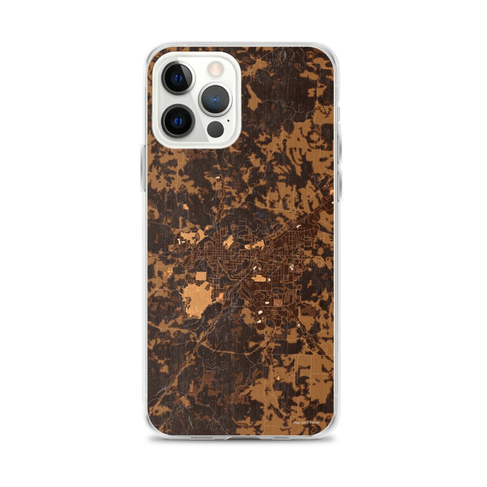 Custom iPhone 12 Pro Max Paris Tennessee Map Phone Case in Ember