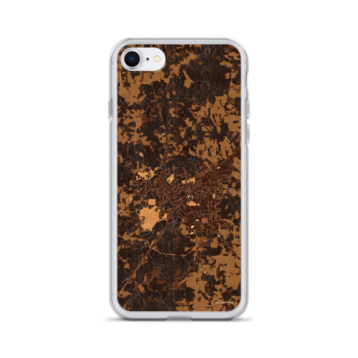 Custom iPhone SE Paris Tennessee Map Phone Case in Ember