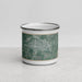 Front View Custom Paris Texas Map Enamel Mug in Afternoon