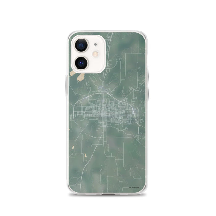 Custom iPhone 12 Paris Texas Map Phone Case in Afternoon