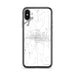 Custom iPhone X/XS Paris Texas Map Phone Case in Classic