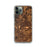 Custom iPhone 11 Pro Paris Texas Map Phone Case in Ember