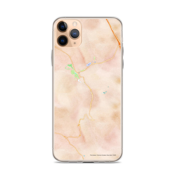 Custom Park City Utah Map Phone Case in Watercolor