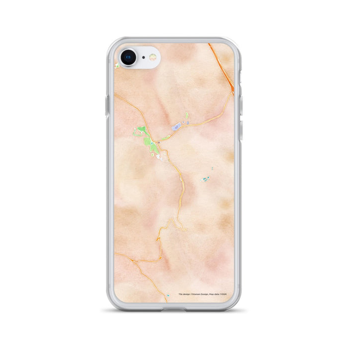 Custom Park City Utah Map iPhone SE Phone Case in Watercolor
