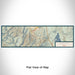 Flat View of Map Custom Park City Utah Map Enamel Mug in Woodblock