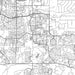 Parker Colorado Map Print in Classic Style Zoomed In Close Up Showing Details