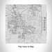 Rendered View of Parker Colorado Map Engraving on 17oz Stainless Steel Insulated Tumbler