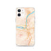 Custom Parkersburg West Virginia Map iPhone 12 Phone Case in Watercolor