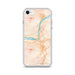 Custom Parkersburg West Virginia Map Phone Case in Watercolor