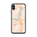 Custom Parkersburg West Virginia Map Phone Case in Watercolor