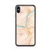 Custom Parkersburg West Virginia Map Phone Case in Watercolor