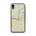 Custom Parkersburg West Virginia Map Phone Case in Woodblock