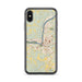 Custom Parkersburg West Virginia Map Phone Case in Woodblock