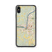 Custom Parkersburg West Virginia Map Phone Case in Woodblock
